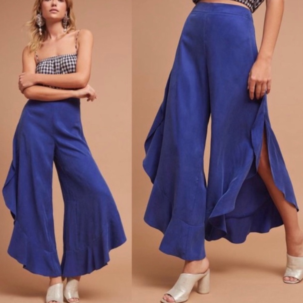 Anthropologie wide leg pants